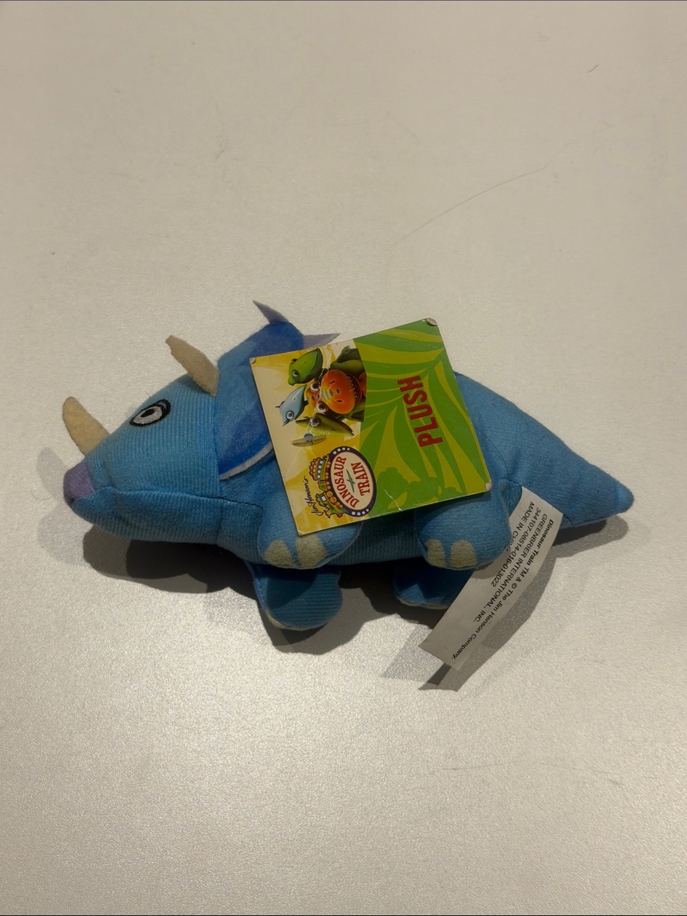 PBS Dinosaur Train Blue Triceratops Plush Stuffed Animal - Plush Brand
